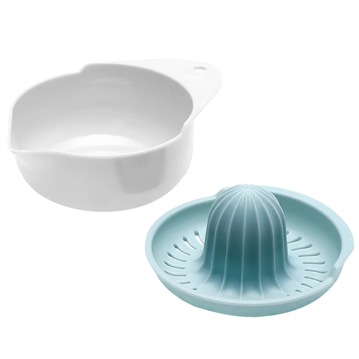 2 Pcs Manual Lemon Juicers Food-Grade ABS with V-Spout