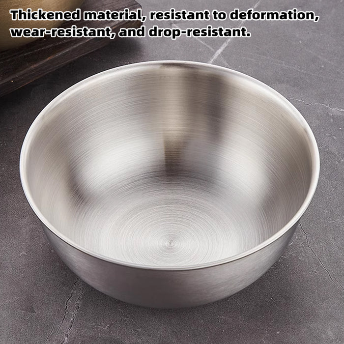 8 Pcs Stainless Steel Mixing Bowls 1200ml with Scale Marks