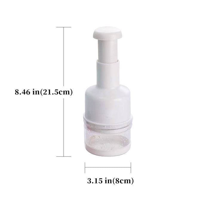 Garlic Chopper with 410 Steel Blades PP Body 21.5cm