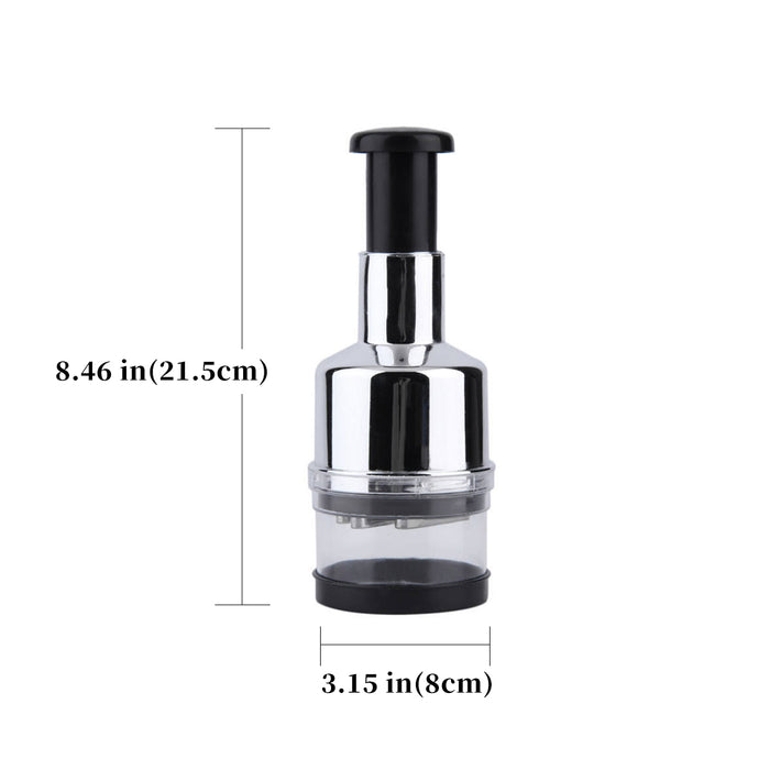 Garlic Chopper with 410 Steel Blades PP Body 21.5cm
