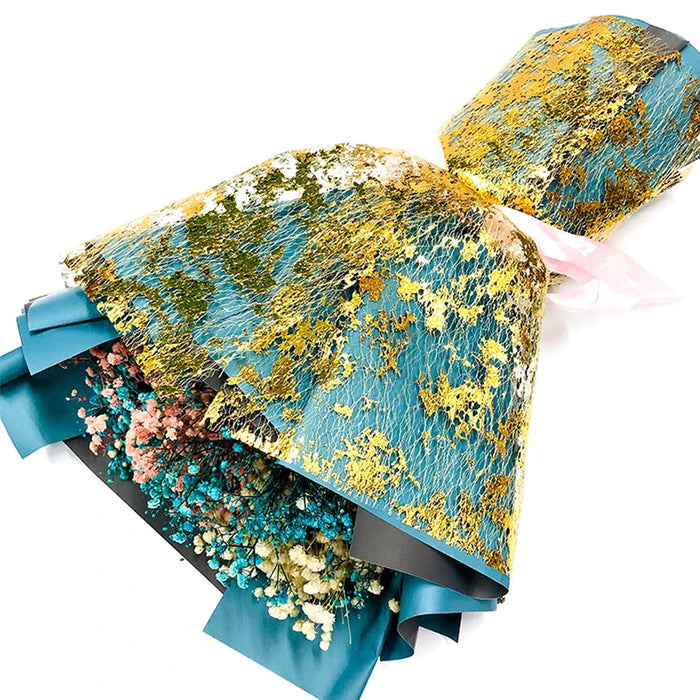 2 Rolls Metallic Mesh Table Runner 300 x 28cm for Events