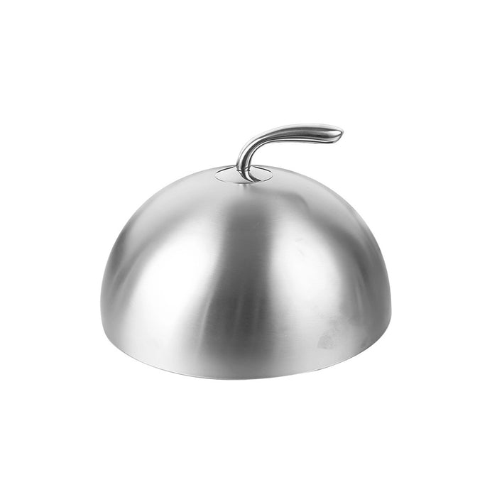 Stainless Steel Food Dome Serving Cloche Plate Cover, 260mm