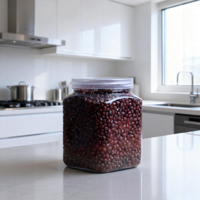 150 Pcs Clear PET Sealed Jars with Screw Lids 750ml