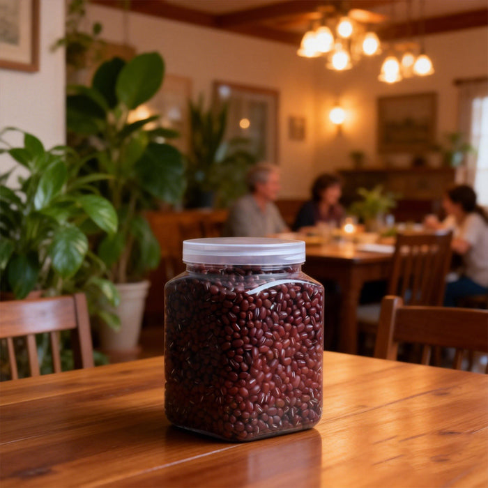 150 Pcs Clear PET Sealed Jars with Screw Lids 750ml