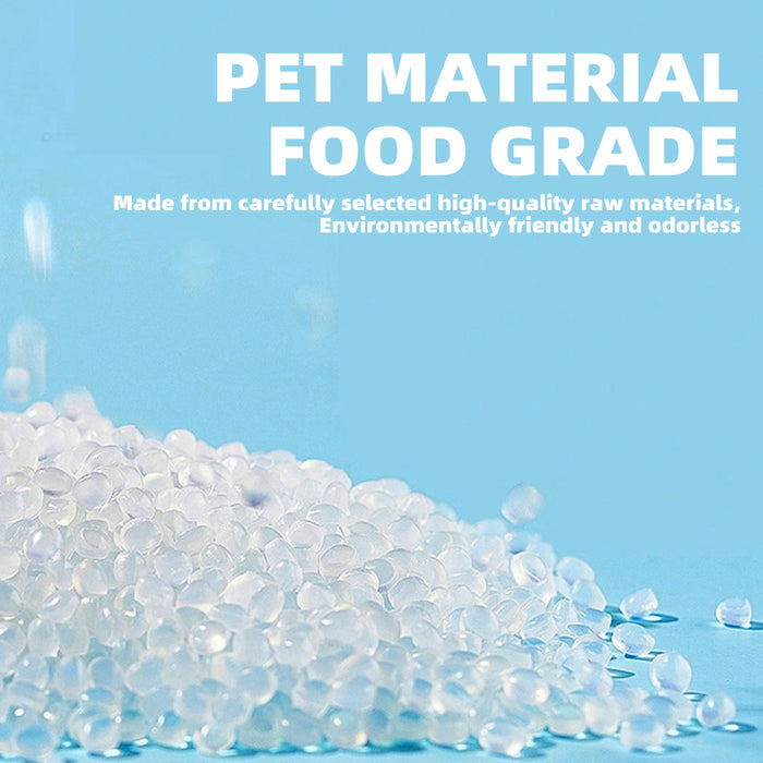 150 Pcs Clear PET Sealed Jars with Screw Lids 750ml