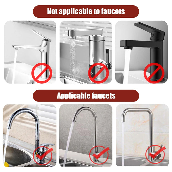 Faucet Sink Shelf Drainage Rack 180 Degree Rotatable Stainless Steel