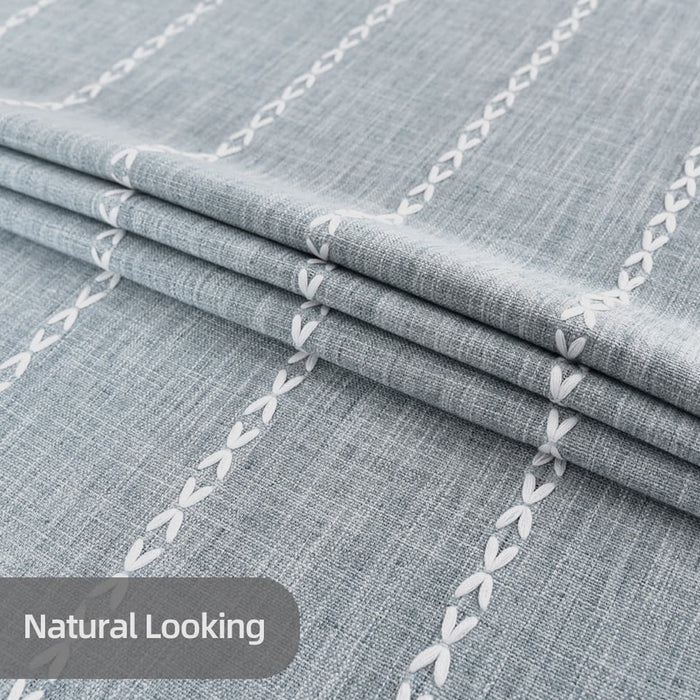 Tassel Cotton-Linen Geometric Rectangular Tablecloth