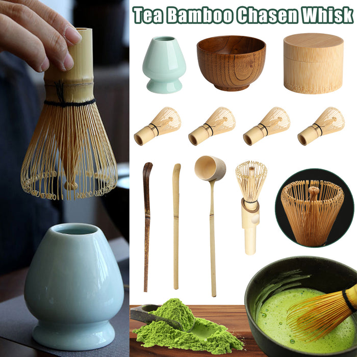 Bamboo Tea Whisk for Matcha Handcrafted with 65 80 96 Roots