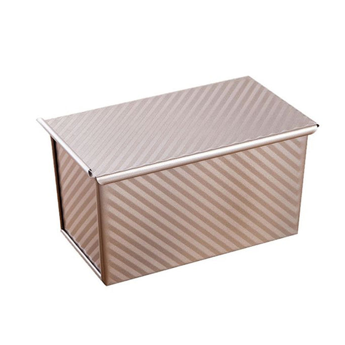 Toast Bread Box with Lid Non Stick Carbon Steel Baking Mould