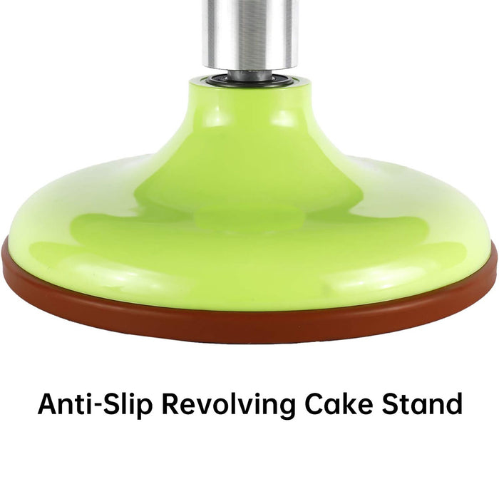 Cake Turntable 10 Inch Aluminum Alloy Top with Stable Base