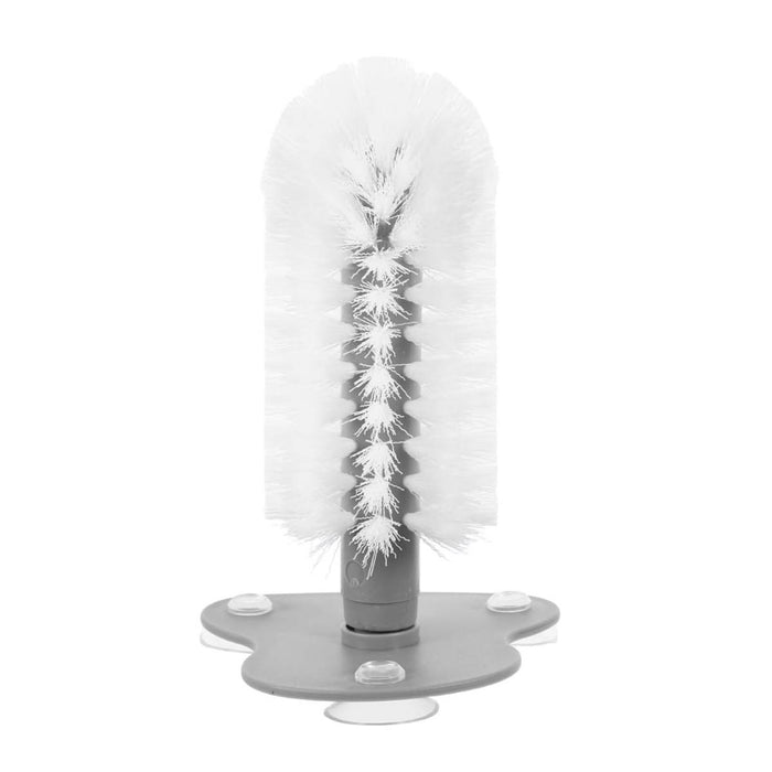 Soft Wool Cup Brush with Wall Suction Base Removable Glass Cleaning Brush
