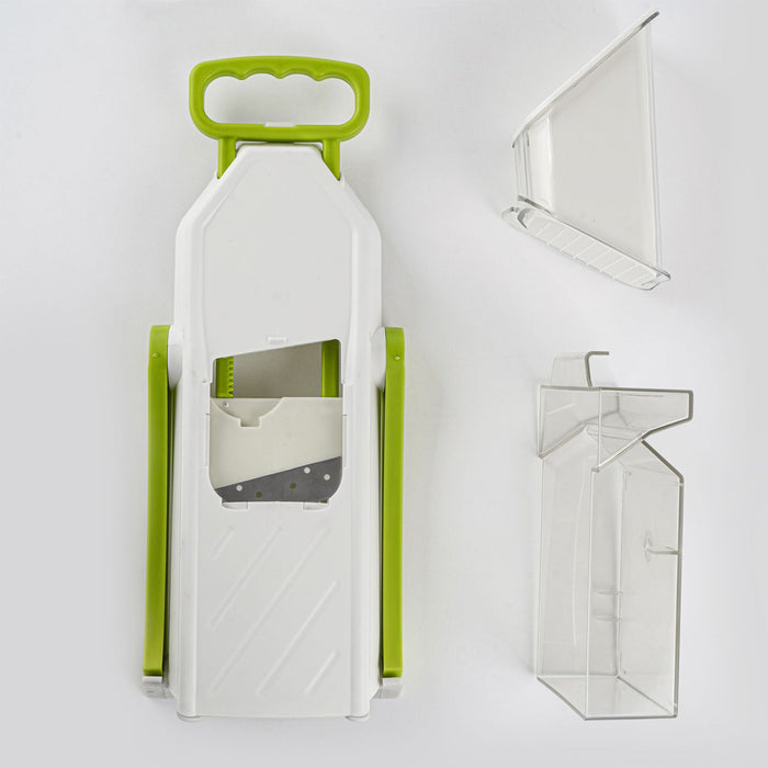 4in1 Vegetable Slicer Multi Blade Food Prep Tool with Safety Pusher