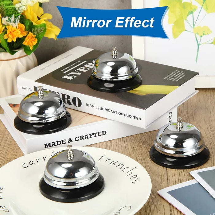 Service Call Bell, Restaurant Desk Ring, 2pcs