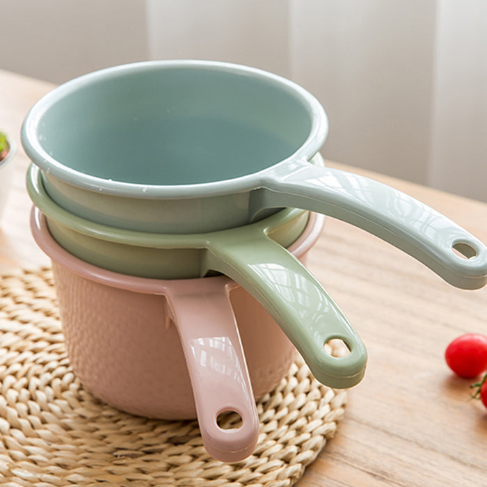 3 Pcs Plastic Water Scoops Long Handle Precision Spout