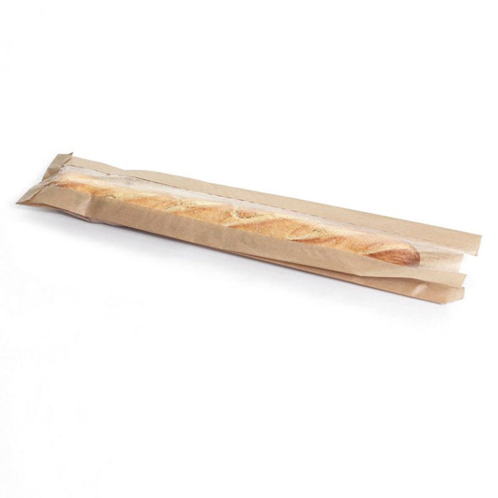 200 PCS Transparent Food Greaseproof Bags French Bread Baguette Packaging Pouch