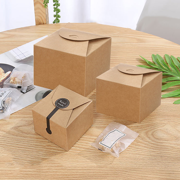 100 Pcs Kraft Paper Candy Boxes for Party Wedding Favour