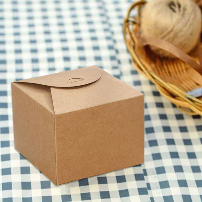 100 Pcs Kraft Paper Candy Boxes for Party Wedding Favour