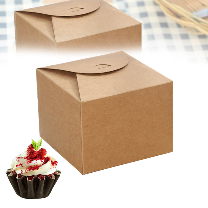 100 Pcs Kraft Paper Candy Boxes for Party Wedding Favour