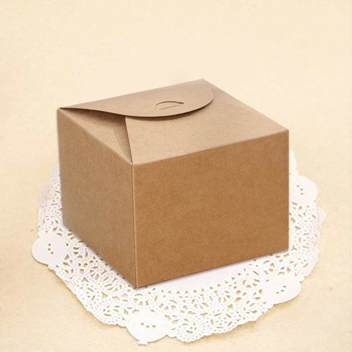 100 Pcs Kraft Paper Candy Boxes for Party Wedding Favour