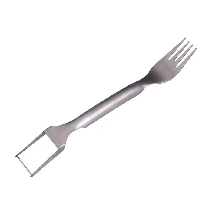 2-in-1 Stainless Steel Watermelon Slicer and Fork 25.5 x 3.3 cm