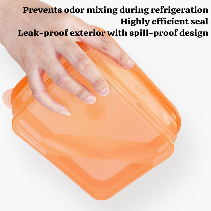 8 Pcs Silicone Food Storage Containers 1000ml Foldable Microwave Freezer Safe