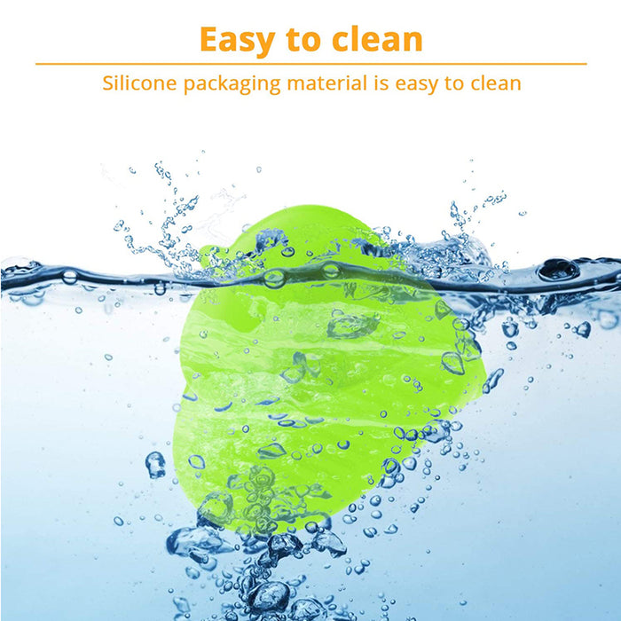 2Pcs Silicone Heat-Insulation Hand Gloves Anti-Skid Grip