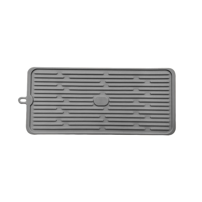 Silicone Drainage Mat Non-Slip Heat Resistant Kitchen Drying Pad 47x20cm