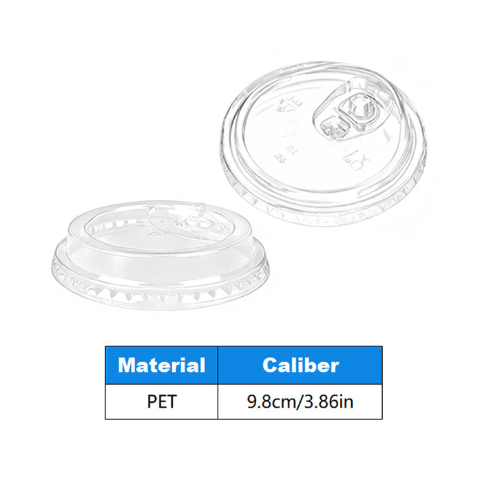 Disposable Cold Drink Cups with Lids Straws PET Clear 12oz 16oz 20oz