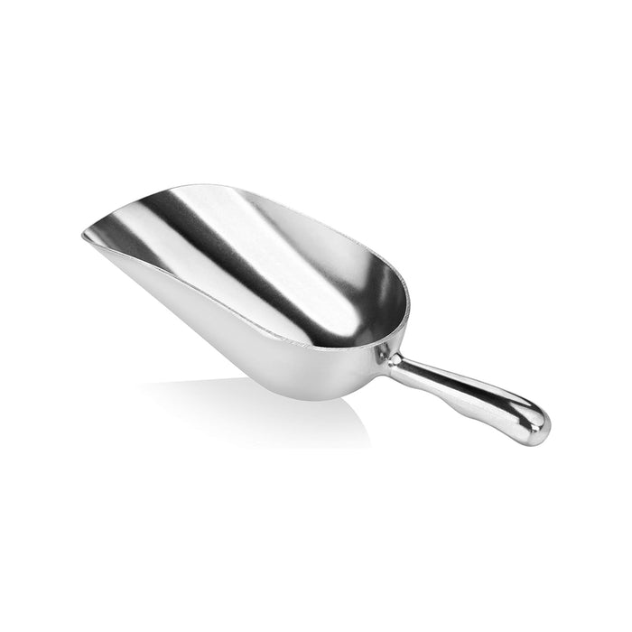 4 Sizes Cast Aluminum Scoop Silver for Ice Flour Rice