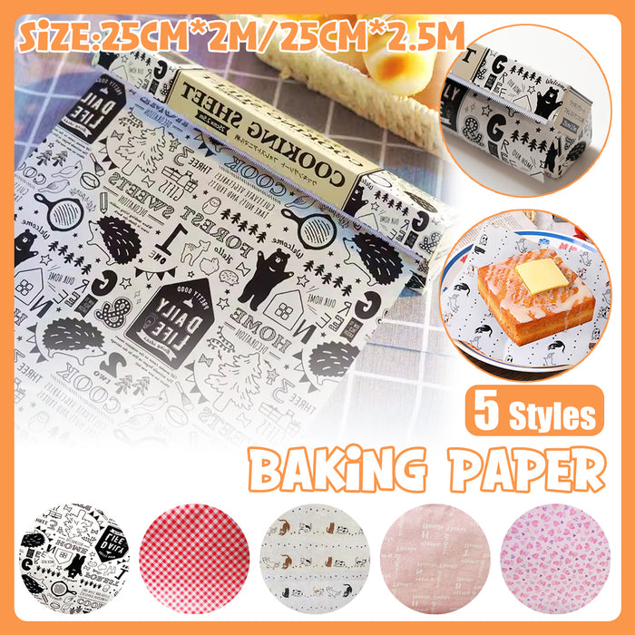 Non-Stick Parchment Baking Paper Roll Heat Resistant