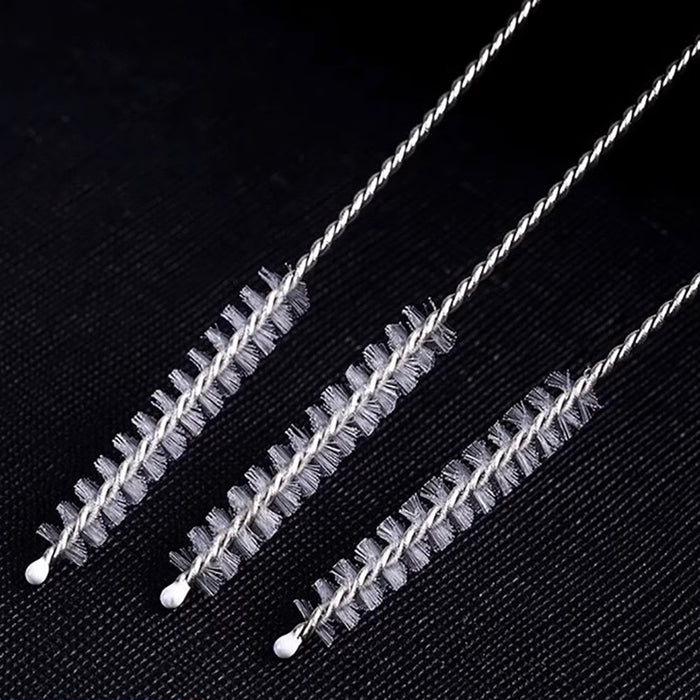 10 Pcs Nylon Straw Cleaning Brush Set 2 Sizes 17.5 cm / 23 cm