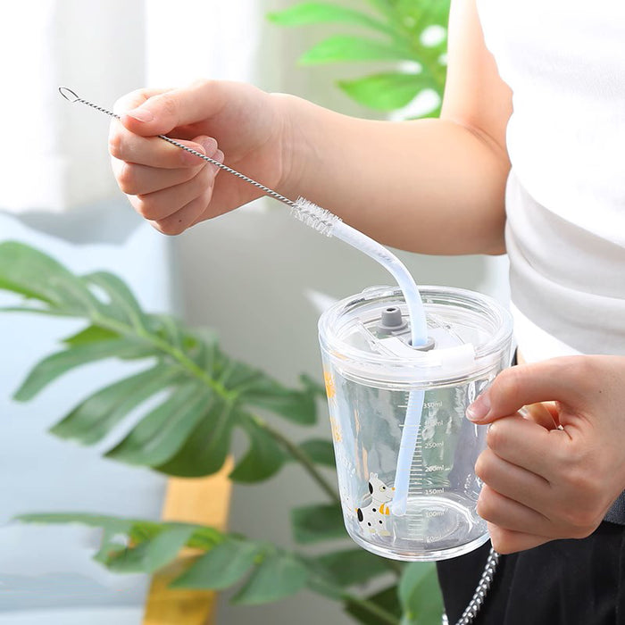 10 Pcs Nylon Straw Cleaning Brush Set 2 Sizes 17.5 cm / 23 cm