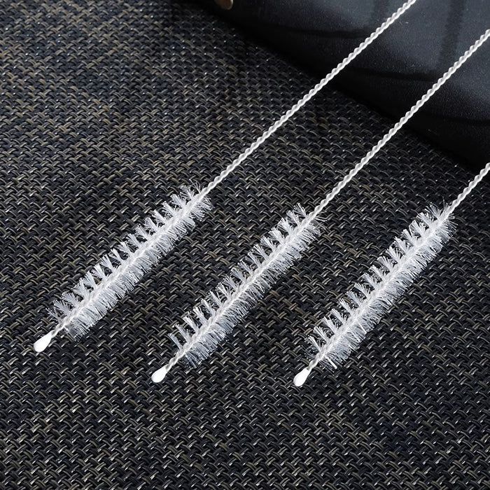 10 Pcs Nylon Straw Cleaning Brush Set 2 Sizes 17.5 cm / 23 cm