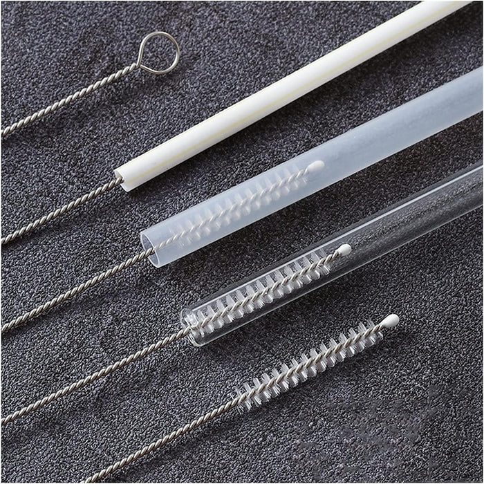 10 Pcs Nylon Straw Cleaning Brush Set 2 Sizes 17.5 cm / 23 cm