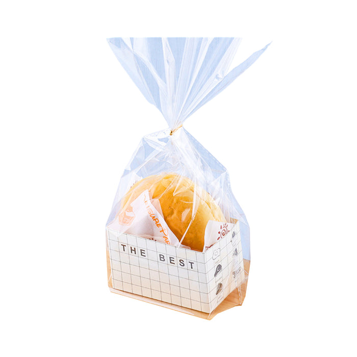 100PCS Sandwich Packaging Boxes – Food-Grade Paper Takeaway Containers