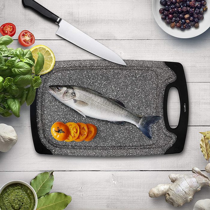 3PCS Marble Pattern Cutting Board Set Non-Slip BPA-Free