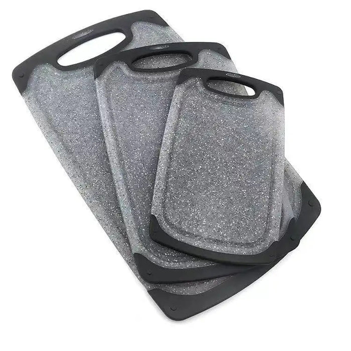 3PCS Marble Pattern Cutting Board Set Non-Slip BPA-Free