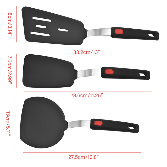 Silicone Spatula Set of 3