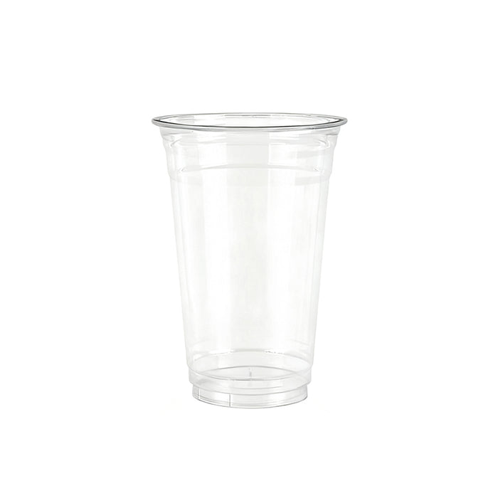 Disposable Cold Drink Cups with Lids Straws PET Clear 12oz 16oz 20oz