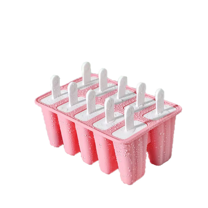Premium Silicone Popsicle Mold, Reusable Ice Cream Maker