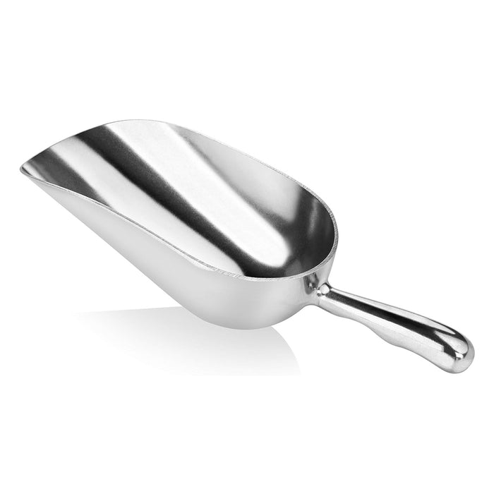 4 Sizes Cast Aluminum Scoop Silver for Ice Flour Rice