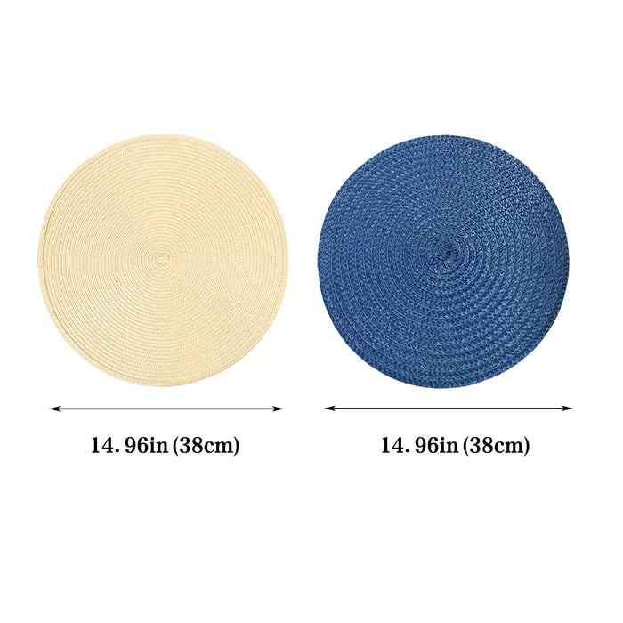 Round Table Bowl Mats, Heat Insulation Set for Restaurant