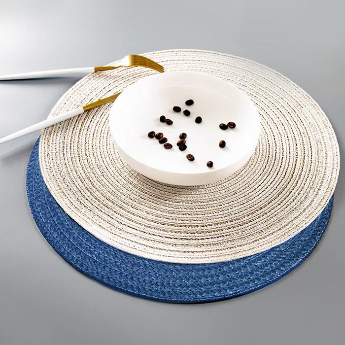 Round Table Bowl Mats, Heat Insulation Set for Restaurant