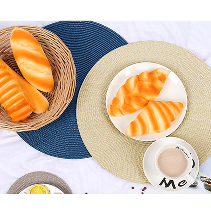 Round Table Bowl Mats, Heat Insulation Set for Restaurant