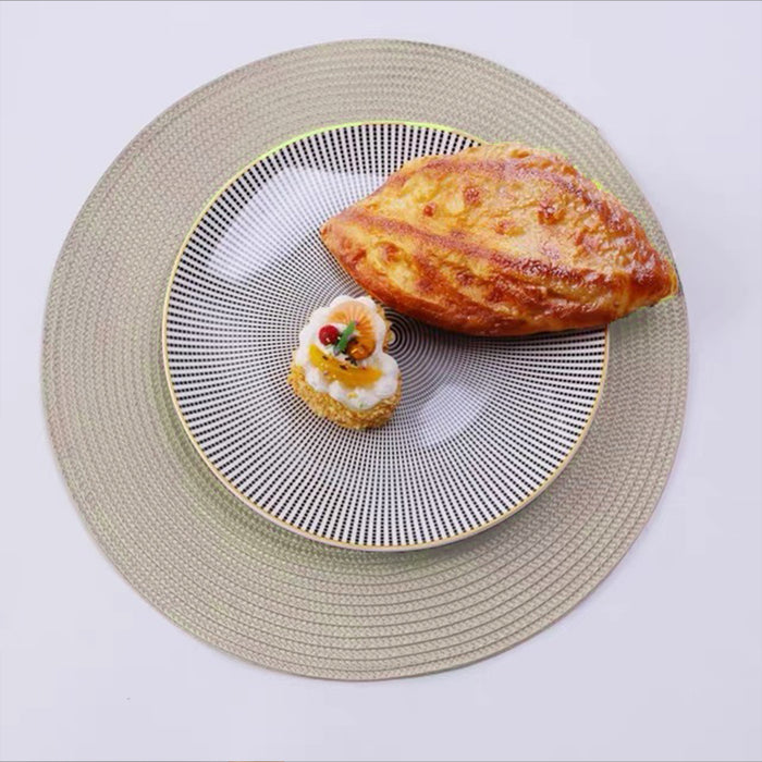 Round Table Bowl Mats, Heat Insulation Set for Restaurant