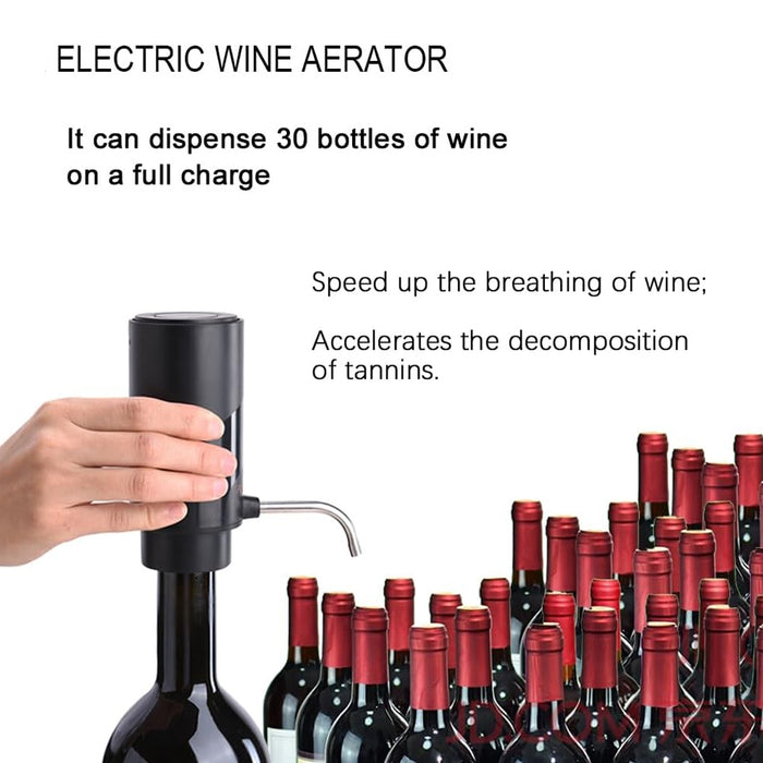 1 Air Pressure Wine Dispenser Automatic Pourer USB Charged