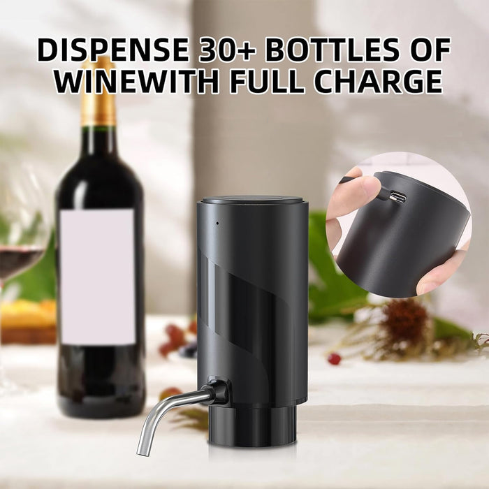 1 Air Pressure Wine Dispenser Automatic Pourer USB Charged