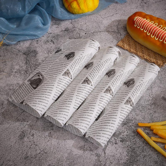 500 PCS Food Wrapping Paper Oilproof Greaseproof Baking Sandwich Packing Papers