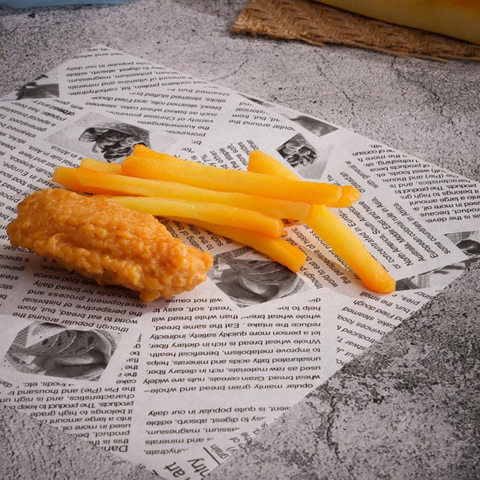 500 PCS Food Wrapping Paper Oilproof Greaseproof Baking Sandwich Packing Papers