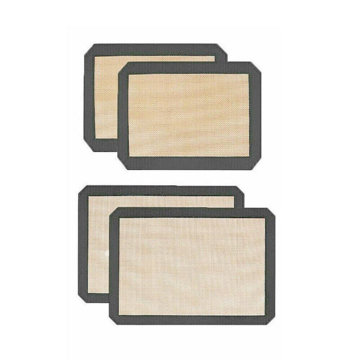 Non-Stick Silicone Baking Mat, Reusable Cookie Pad, Rolling Dough Mat